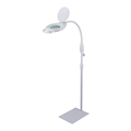 Lightweight 5-Inch Resin Lens Magnifying Floor Stand Loupe with LED Lamp for Beauty Salons and Dental Rooms1