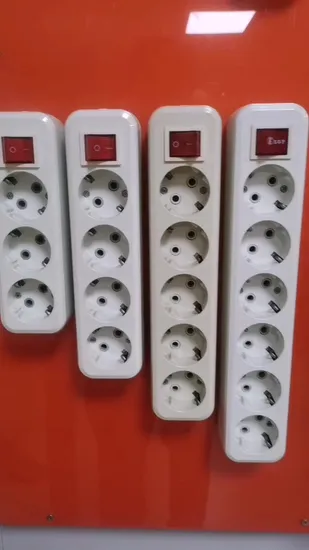 3-контактная розетка, белая, 10 А/2,3 кВт, с выключателем и кабелем из ПВХ длиной 3 м1