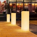 LED Pillar Solar Garden Lights - Minimalist Outdoor Lighting for Backyard and Gardens1