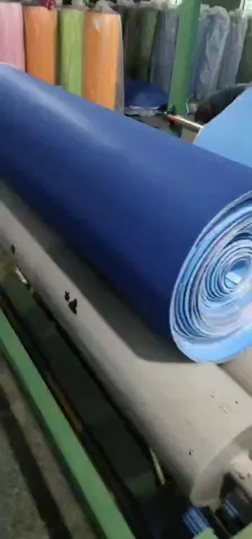 Yoga mat factory video-5 lamination process