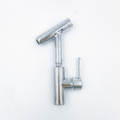Modern Single-Handle Chrome Stainless Steel Deck-Mount Kitchen Faucet with Ceramic Valve Core1