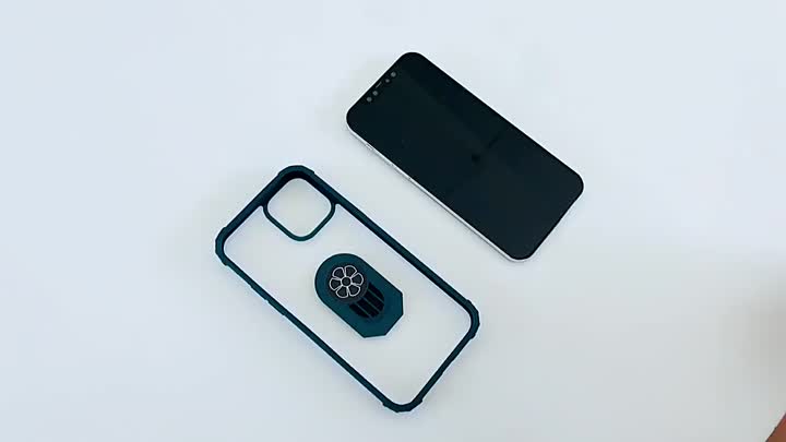 Acrylic phone case with ring