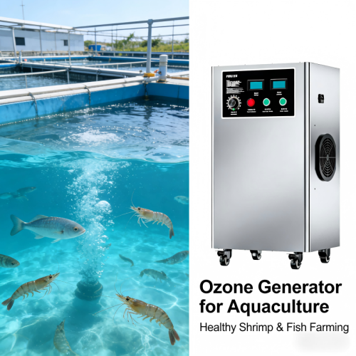 Setor de aquicultura impulsiona forte demanda por sistemas de tratamento de água com ozônio