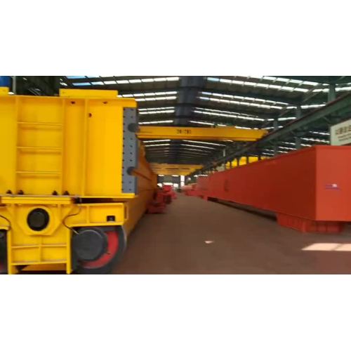 Double beam overhead crane beam processing