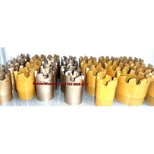 Lower cost PDC core bit for sample coring and well drilling