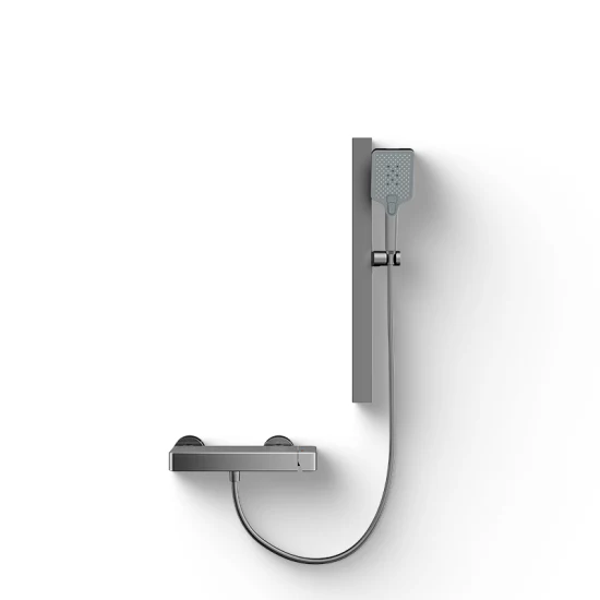Modern High Quality Space Aluminum Wall Mounted Bathroom Shower Set1