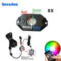 Custom 12v 24v App Control RGBW LED Rock Light Pods for Truck, Boat, ATV, SUV Underglow1