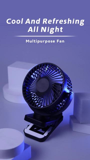 YH-CFL-8000Multifunctional Clip Fan