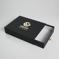 wholesale custom logo print drawer box gold foil LOGO paper cardboard box packaging for clothing shoes1