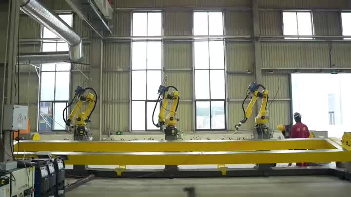 Armoiries du robot de soudage en aluminium