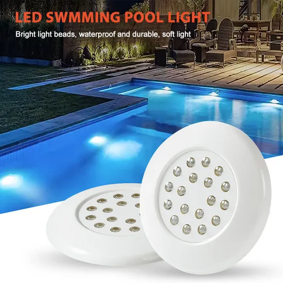 Colorida luz de piscina RGB para cautivar la iluminación submarina