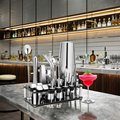 Silver Eco-Friendly 750ml Stainless Steel Cocktail Shaker Bottle Kit for Wine and Bar Accessories1