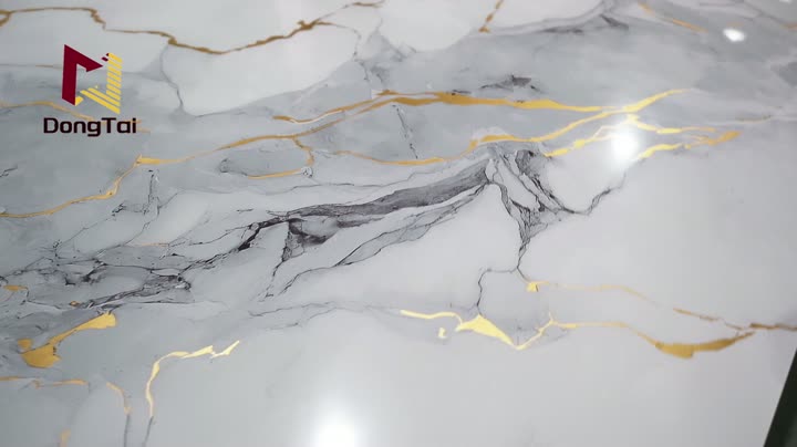 PVC Wall Panel Drukowana marmurowa instalacja na ścianie