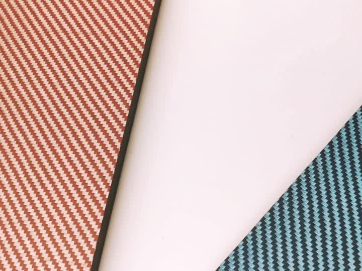 Benutzerdefinierte farbige Kohlefaserblätter