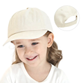 Children's Custom Logo Solid Cotton Caps and Toddler Baseball Hats1