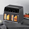 Factory's New Dual Zone 4L+4L Air Fryer with Smart Controls and Separate Baskets1
