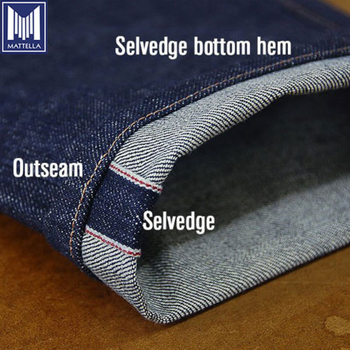 O que é jeans selvedge? Não ourela?