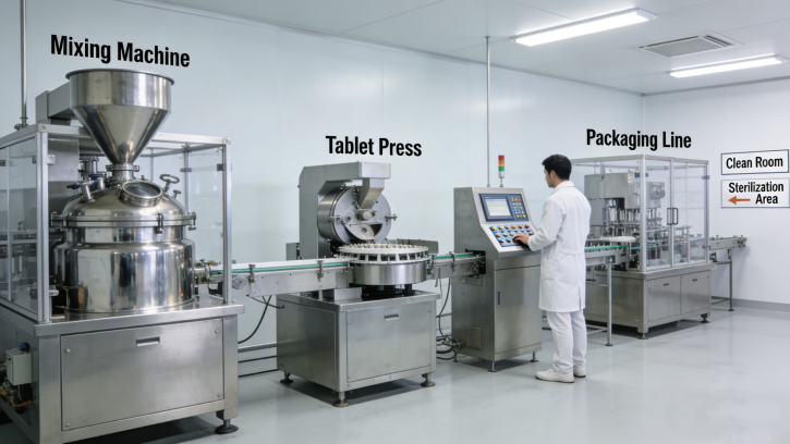 کاربرد ماشین آلات دارویی