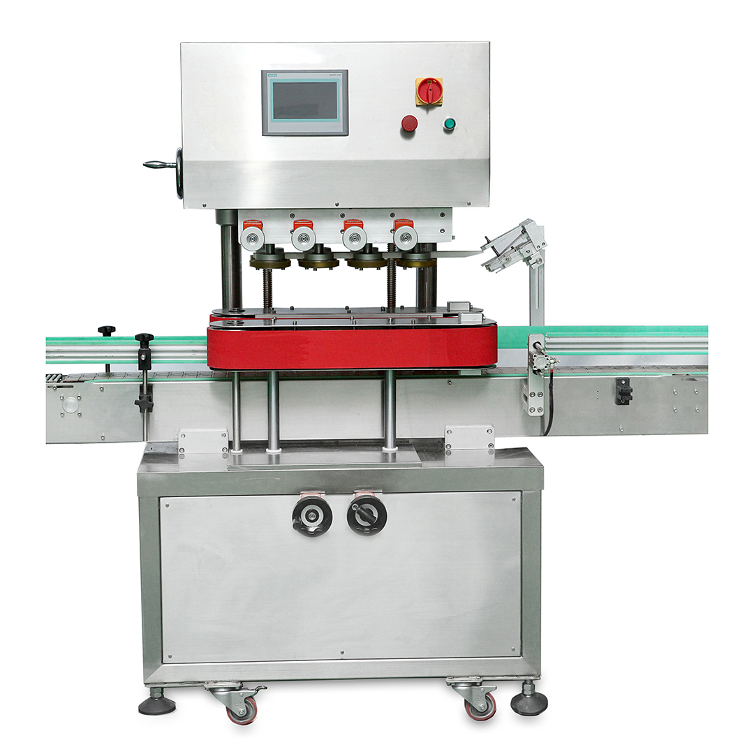 Automatic roller wheel capping machine 