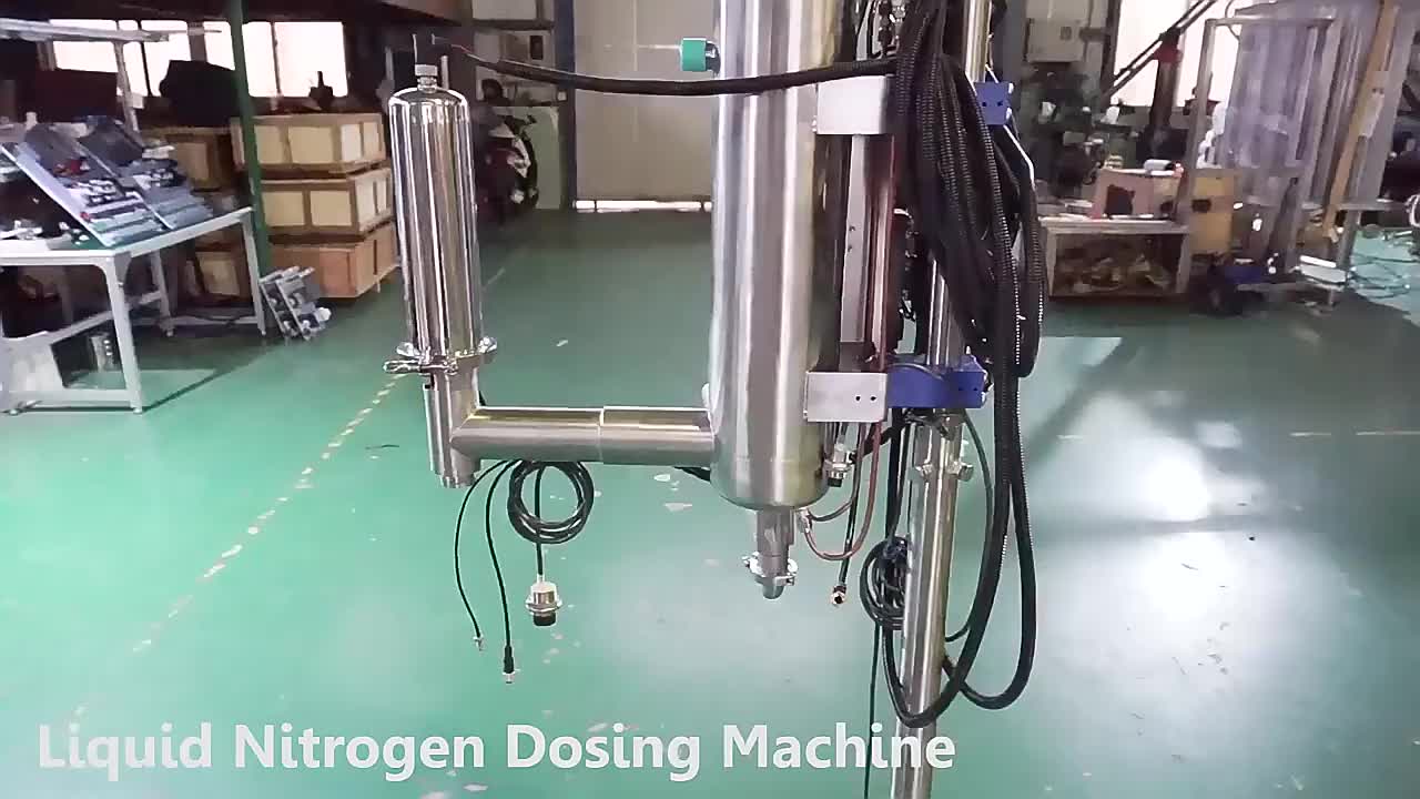 Automatische Mineralwasser Flüssigkeit Stickstoff Dosiermaschine Flüssigkeitsfüllung Injektor1