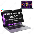 NANOBLIND Magnet 360 Degree Privacy Screen Filter for MacBook Air 15.3 Inch - Easy Install (2023)1
