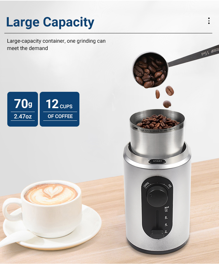 Stainless Steel Coffee Grinder