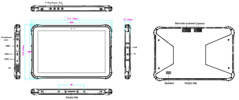 rugged android tablet 15 inch