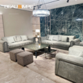 Tagagawa Matibay Mataas na Kalidad na Grey Sofa Set Furniture Living Room Villa Sofa Kumportable Sectional Sofa Para sa Living Room1