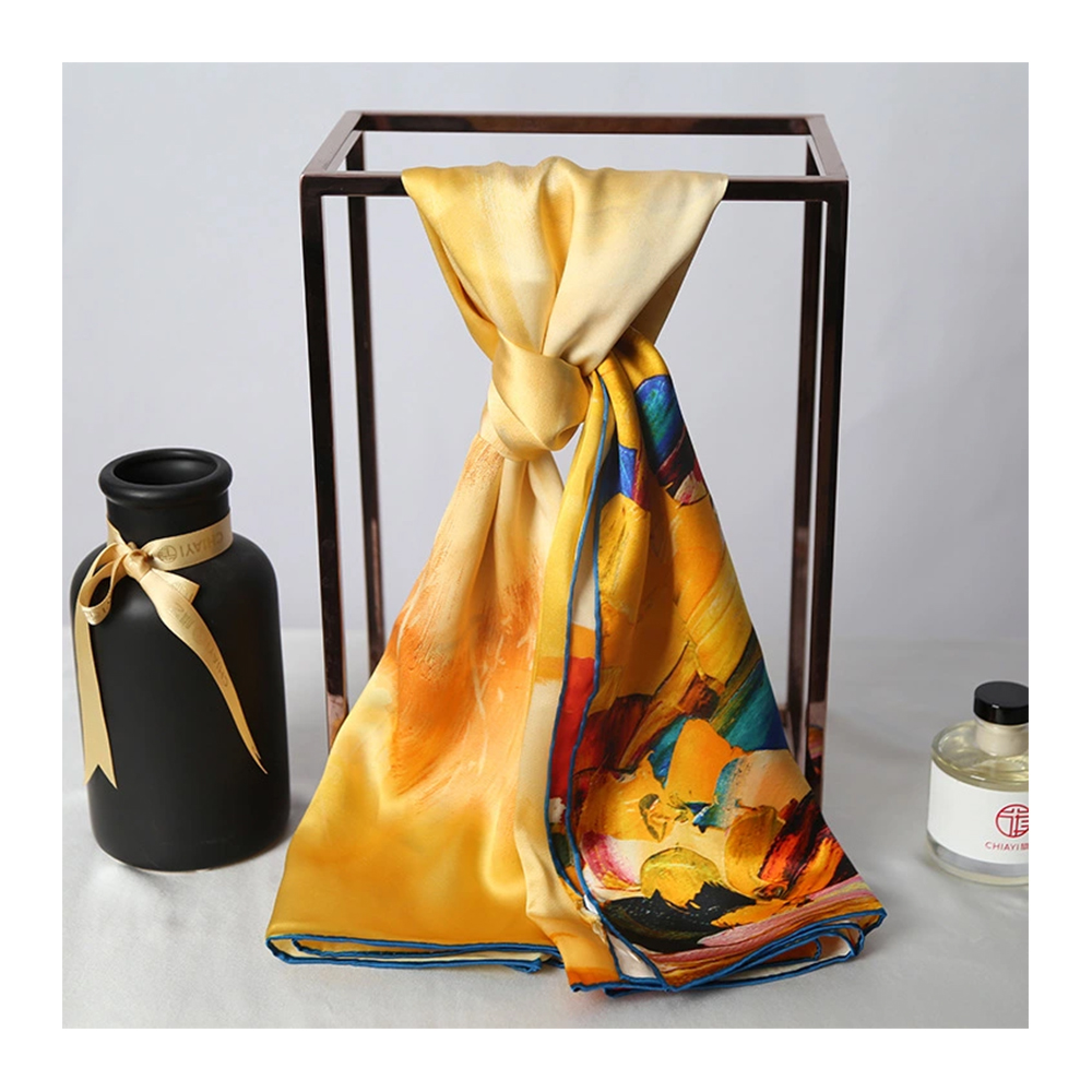 Designer Fashion Head Hair Silk Scarf Designer Fashion Head Hair Silk Scarf