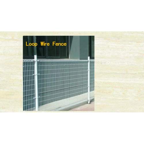 China made best quality numata metal industrial fence, ornamental double loop wire mesh fence1