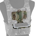 Foldable Tactical Vest Phone Holder: Universal Chest Phone Board Plate Carrier with Molle Mount for Navigation, Compatible with 4.7-6.7inch Devices1