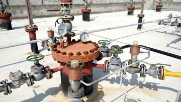 LPG Valves and Pipelines of Underground stations