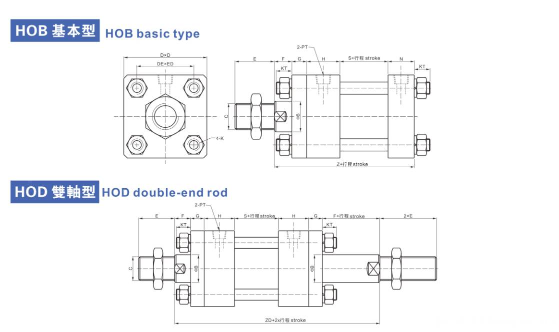 heavy-duty cylinder