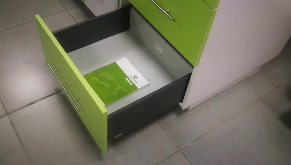 Drawer de caixa slim de 185 mm