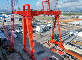 600t Gantry Crane Erection for Hydropower Project