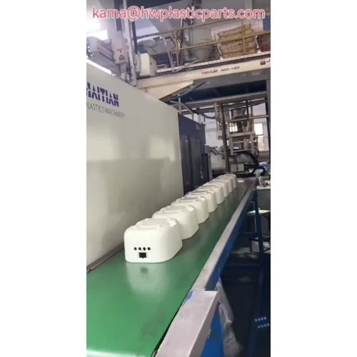 White injection shell base plastic parts