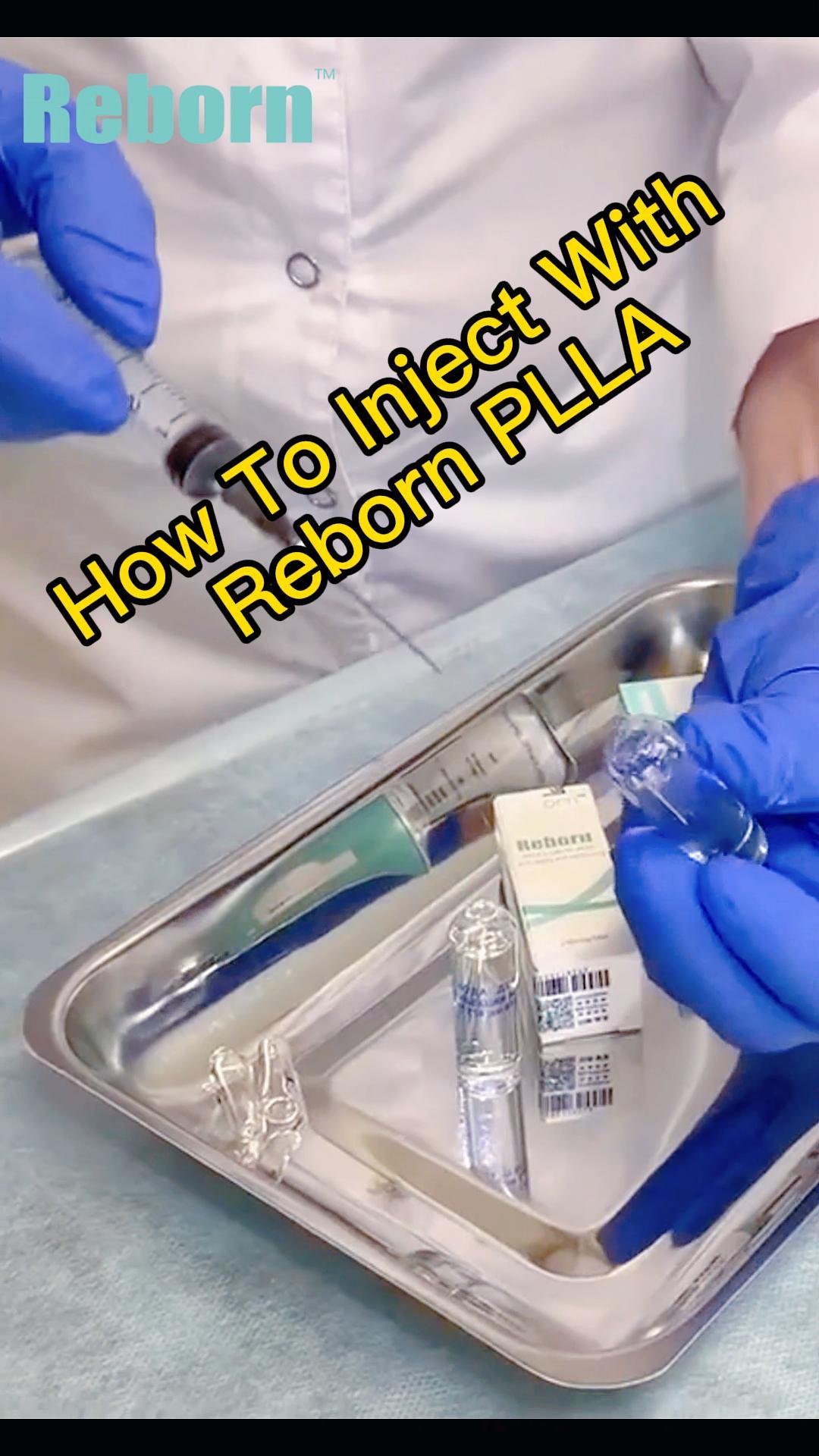 Bauen Sie Kollagen in Ihrem Gesicht mit PLLA -Füllstoff