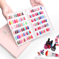 C10 Nail Polish Display Color Chart - No Glue Upgrade Nail Display Book1