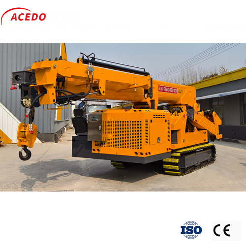 12-тонный кран Spider: прочное оборудование, предназначенное для работы в суровых условиях.