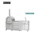Hyxion outdoor kitchen  design service portable with sink and grill patio BBQ grill1