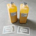 Fábrica Venta directa de 500 ml Linx 1039 Tinta amarilla con chip para la impresora de inyección de tinta CIJ 8900 CIJ