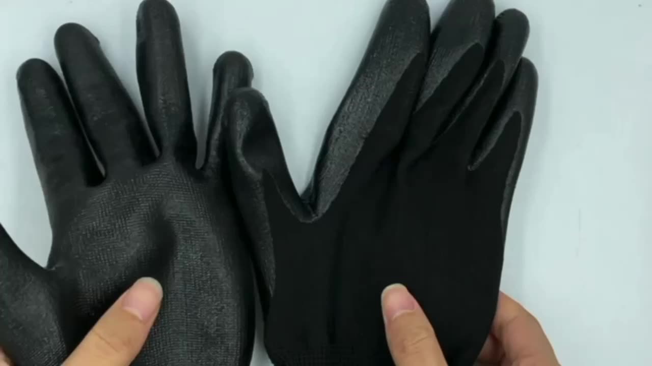 Hespax 18 maßgeschneiderte Strick -Nitrilsand -Oberflächenbeschichtungssicherheit Handschuh Anti -Schnitt -Level 5 Glass Handschuhe Konstruktion1