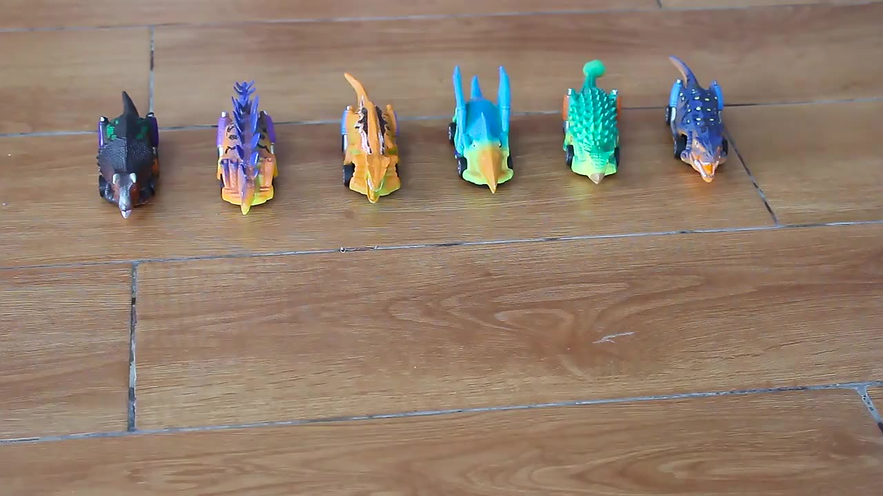 Hot sale Educational Arts and Crafts DIY Gifts 2 in 1 Dinosaurs Painting Pull Back Cars Set1