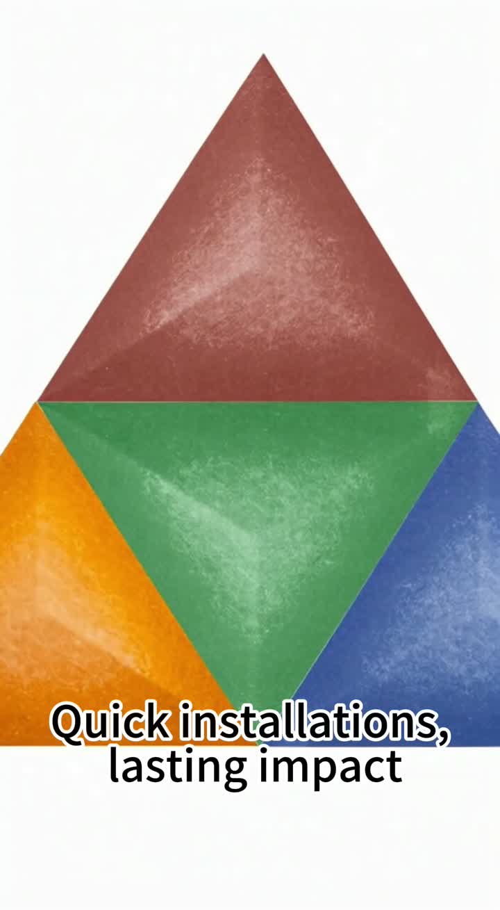 Crie uma atmosfera elegante e tranquila com os painéis 3D acústicos TianGe.