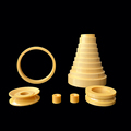 XTL Sintyron Customized High Quality Yellow YSZ Ceramic Round Components Cutting Service1