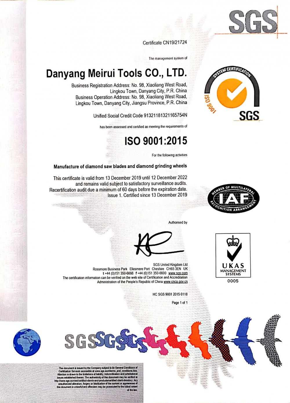 ISO9001:2015