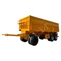 3 Axles 30-50CBM Hydraulic Dump Truck/Side Dumper Tipper Semi Trailers For Sale1