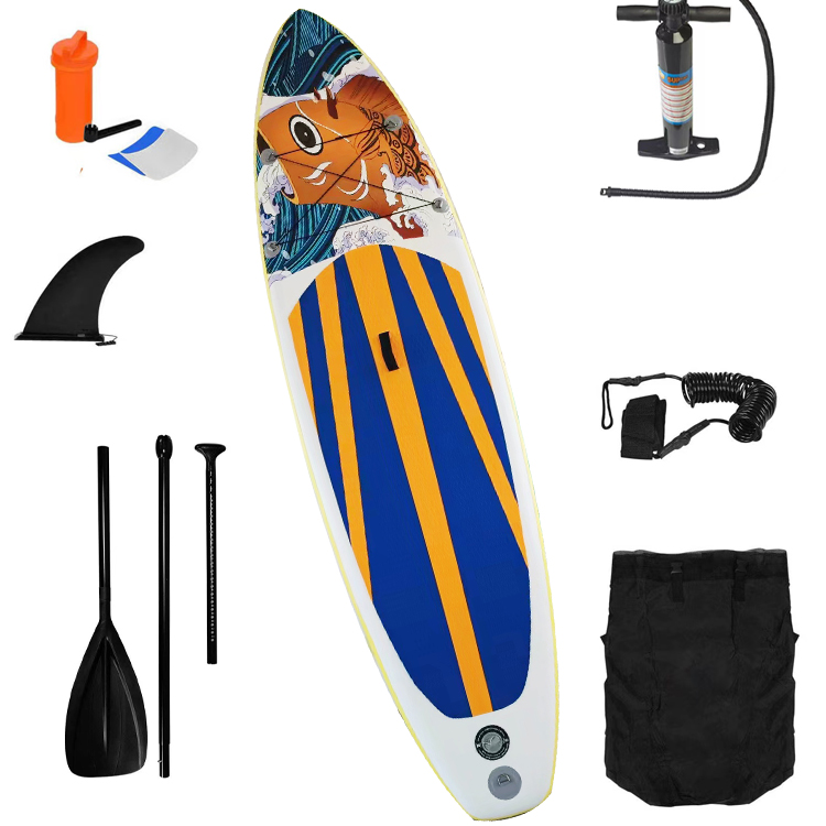 Beginner surfboard river sea