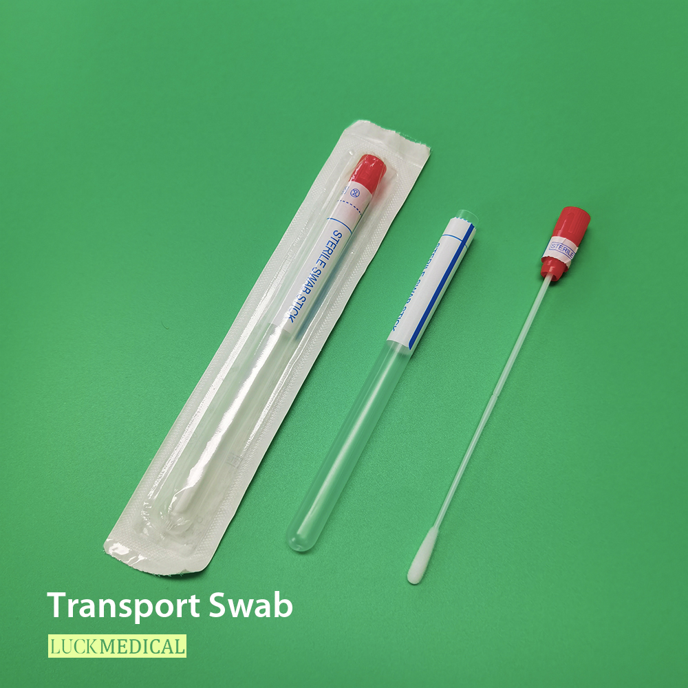 Type B Transport Swab With Plastic Stick Flock Tip Oral Use05