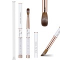 2024 High Quality Pure Kolinsky Nail Brush with White Rhinestone Metal Handle1